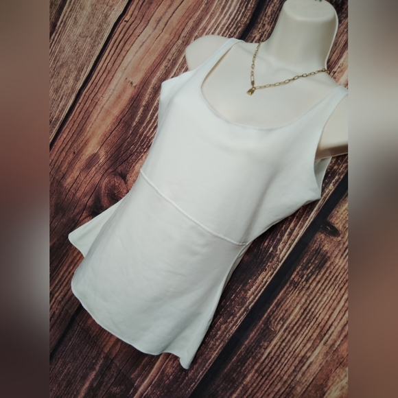 Spanx By Sara blakely Elegant White Women's Top Size LARGE nwot - Picture 2 of 5